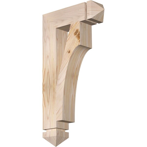 Ekena Millwork Westlake Arts & Crafts Smooth Bracket, Douglas Fir, 3 1/2"W x 14"D x 26"H BKT04X14X26WTL03SDF - main